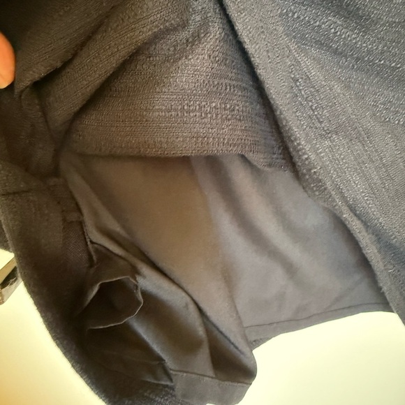 Talbots Black Tweed Fringe Shift Dress in Size 12 - Picture 5 of 12